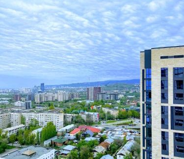 Almaty Apartamento | Впечатляющие 2 комнатные апартаменты, с прекрасным видом