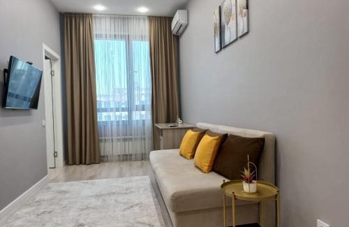 Almaty Apartamento | Современная 1 комнатная в центре для 3 гостей