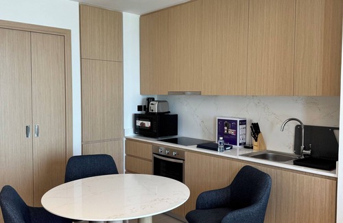 Muharraq Apartamento | استوديو فاخر 5 نجوم في العنوان مراسي فيستا