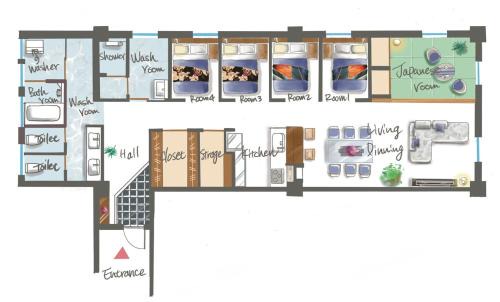 Kumoji Apartamento | コンドミニアムHARU 那覇県庁前 201
