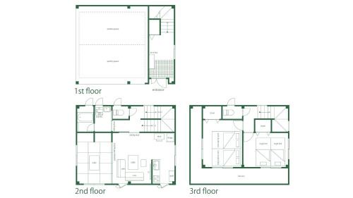 Kita Ward Apartamento | 奉還町1010岡山駅車3分 1棟貸切 駐車場2台 3bedroom 7beds