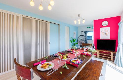 Sumuide Casa | 屋我地島 平屋1棟貸し BBQ可 最大8名 古宇利島まで車7分 ファミリにーにおすすめ Marilyn house sumuide