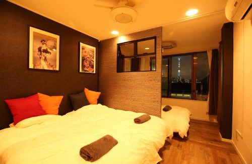Higashiyotsugi Apartamento | 東京スカイツリー眺望 一棟貸切 駅徒歩50秒 浅草8分 スカイツリー4分 銀座20分