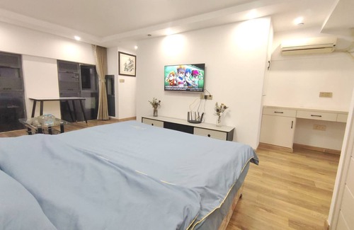 Longwan Apartamento | (自助扫码开门D19-429)温州五洲国际loft温馨民宿