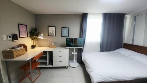 Seogang-dong Apartamento | 한강과 홍대 도보5분 감성숙소 엘베,주차완비