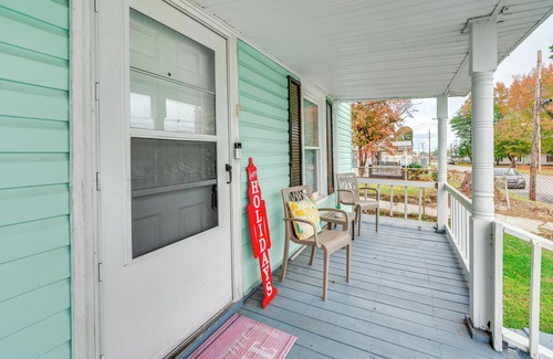 Greenville Casa | 1 Mi to Stadium: Home w/ Porch in Greenville!