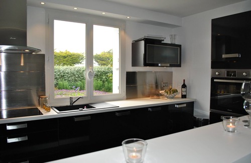 Guisseny Villa | 1st sea row, wellness villa, free sound of the sea, 10m to the dune/beach