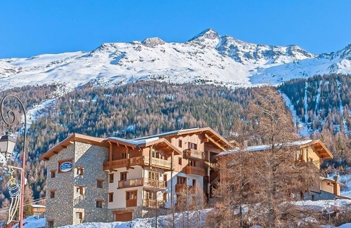 Lanslevillard Apartamento | A 200m de las pistas de esquí, fitness, piscina, sauna, hammam, balcón, tv, local para esquís, 40m²