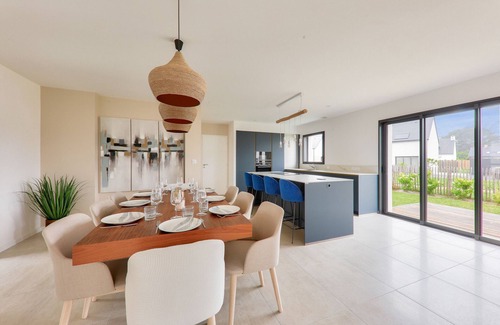 Saint-Philibert Chalet De Esquí | A 200m de la playa, casa grande para 10 personas