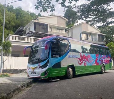 Bayan Lepas Villa | 25PAX 5BR Villa Kids Swimming pool, KTV, BBQ near SPICE Arena Penang 9800 SQFT