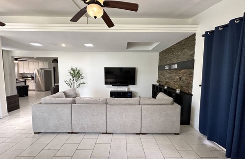 Cabo Rojo Casa | 4 bdr fully air-conditioned house, near Boqueron, sleeps 10, Wi-Fi