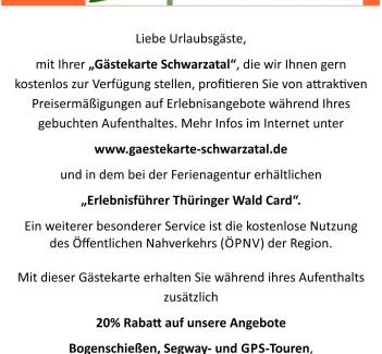 Gebersdorf Apartamento | 4 Sterne Ferienwohnung Sorbitztal inklusive Gästekarte