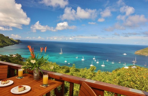 Friendship Bay Cabaña | 5 * HIBISCOS Cottage * Impresionantes vistas-increíble INFINITY POOL-Amazing Island