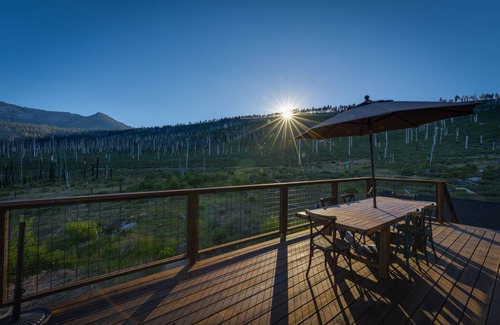 Mountain View Estates Casa | Nueva finca de 7 dormitorios, capacidad para 18 personas, vistas a la montaña, bosque nacional, bañera de hidromasaje