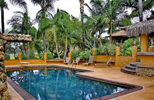 Escondido Apartamento | Rodeado de cascadas, exuberantes jardines, hamacas y piscina completa / bar-b-q.