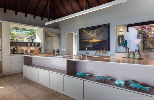 Anse de Toiny Villa | Impresionante vista al mar, cubierta grande, piscina climatizada infinita y jacuzzi, gimnasio, wifi gratuito