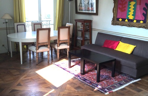 Quartier de la Place-Vendome Apartamento | Aire / C. Dentro de un hotel de lujo ex ***** Place Vendome. Tranquilo 2BR y 2 BA