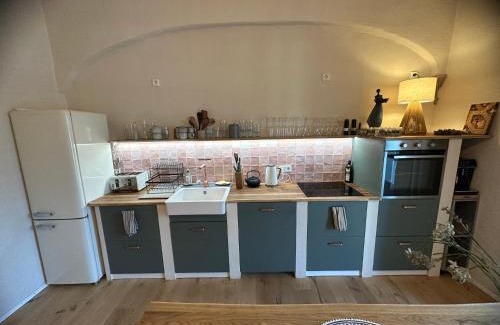 Pirna Apartamento | Alte Brennerei Schloss Zehista EG Rittersporn