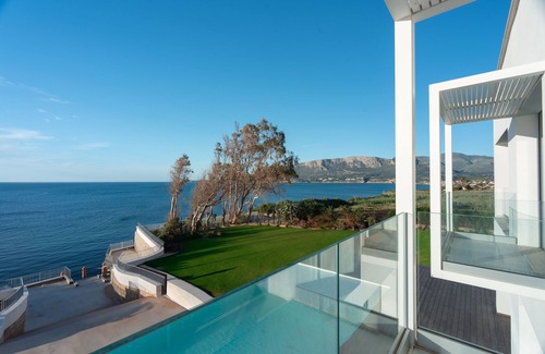 Trappeto Villa | Ammare Luxury beachfront villa with pool, sauna, and direct beach access