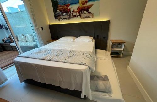 Governador Celso Ramos Apartamento | Apartamento Exclusivo a 600m da Praia de Palmas Piscina Banheira de Imersão aquecida rede