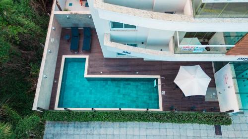 Governador Celso Ramos Apartamento | Apartamento Exclusivo a 600m da Praia de Palmas Piscina Banheira de Imersão aquecida rede