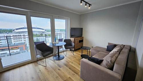 Grunwald Apartamento | Apartament Bułgarska 59 - sypialnia i salon - 40m2 - self check in 24h