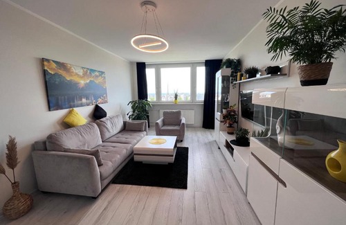 Dziaki Lesne Apartamento | Apartament z widokiem na morze