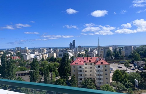 Dziaki Lesne Apartamento | Apartament z widokiem na morze