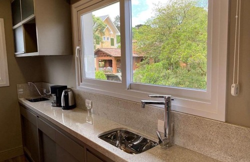 Gramado City Centre Apartamento | Apartamentos Residencial Villa Rossa by Achei Gramado