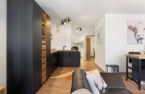 Rosenfeld Apartamento | Apartamento '-1-die Eins, 70qm, Terrasse' con terraza privada, jardín compartido y Wi-Fi