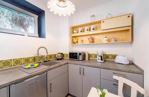 Liepe Apartamento | Apartamento 'Behling 1 con terraza' con terraza compartida, jardín comunitario y Wi-Fi