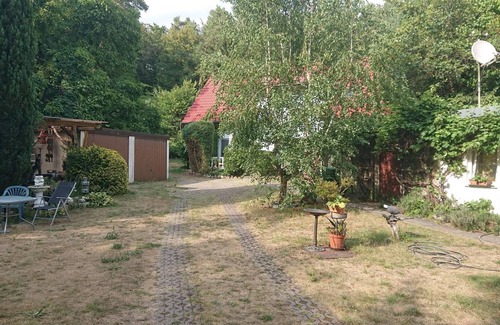 Liepe Apartamento | Apartamento 'Behling 1 con terraza' con terraza compartida, jardín comunitario y Wi-Fi