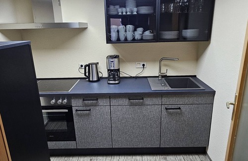 Bad Klosterlausnitz Apartamento | Apartamento 'Ferienwohnung Am Schwanenteich' con Wi-Fi