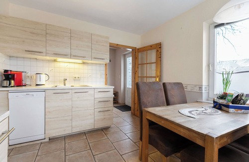 Barkenholm Apartamento | Apartamento 'Ferienwohnung Achterdöör' con terraza privada, jardín privado y Wi-Fi