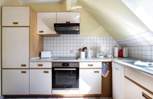 Ostenfeld Apartamento | Apartamento 'Ferienwohnung Heike Ludzuweit' con terraza privada, jardín compartido y Wi-Fi