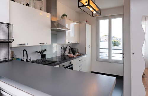 Lorient Apartamento | Apartamento 'Îlots De Merville' con Wi-Fi