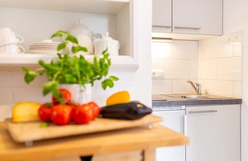 Nebel Apartamento | Apartamento en casa con techo de paja en Nebel en la isla Amrum - WLAN, TV, terrac