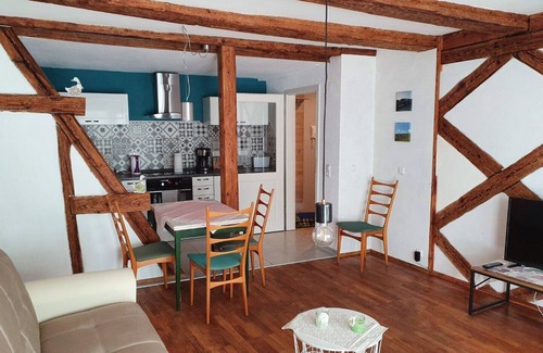 Ochsenfurt Apartamento | Apartamento 'Kellerei5 Wohnung 2' con terraza privada y Wi-Fi