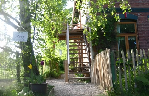 Bielenberg Apartamento | Apartamento 'Kleines Quickborn' con balcón y Wi-Fi