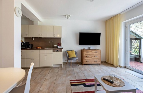 Lindhoft Apartamento | Apartamento "Meerfamilie" cerca del mar con terraza y Wi-Fi