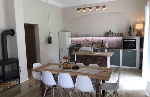 Pirna Apartamento | Apartment Rittersporn on the ground floor with sauna, mini pool and garden, Apartment Rittersporn on the ground floor