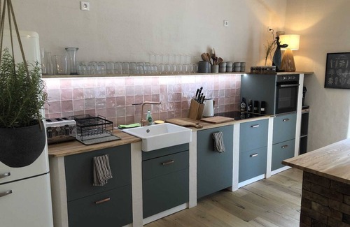 Pirna Apartamento | Apartment Rittersporn on the ground floor with sauna, mini pool and garden, Apartment Rittersporn on the ground floor