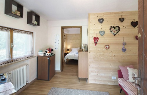 Ziano di Fiemme Casa | Apartamento 'Habitación y Jardín Altavista Mia' con Vista a la Montaña, Terraza Privada y Wi-Fi