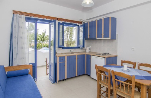 Perivolos Apartamento | Apartamento con piscina profunda privada