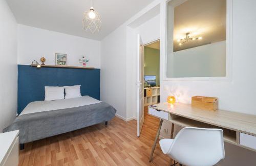 Saint-Serge Apartamento | Appart calme avec parking proche place Ney