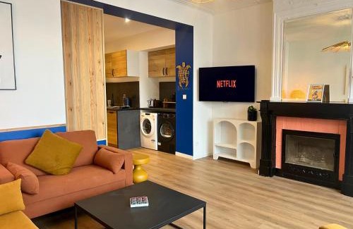 Bourbourg Apartamento | Appartement 4 chambres avec cour- centre Bourbourg