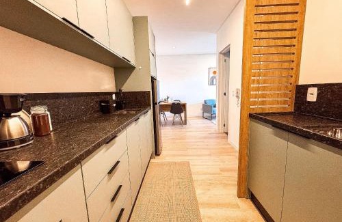 Santa Terezinha Apartamento | Apto com 1 quarto e sacada com churrasqueira