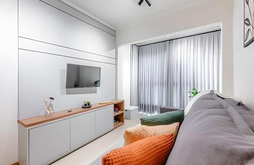 Centro Apartamento | APTO no Centro de Blumenau a 500m da Vila Germânica para 4P com vaga e WIFI