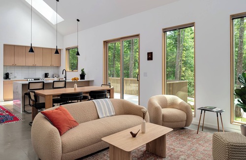 Weaverville Casa | Architect-Designed 3BR Forest Retreat Near Asheville