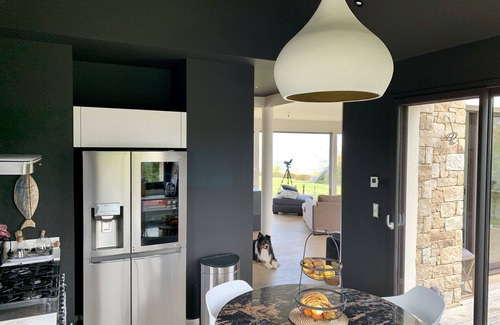 Louannec Casa | Casa de arquitecto, magnífica vista del puerto y las islas de Perros Guirec